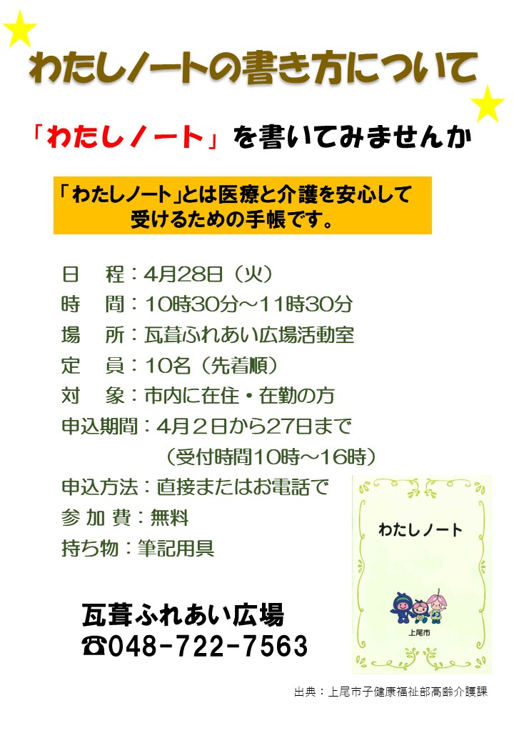 わたしノートの書き方について