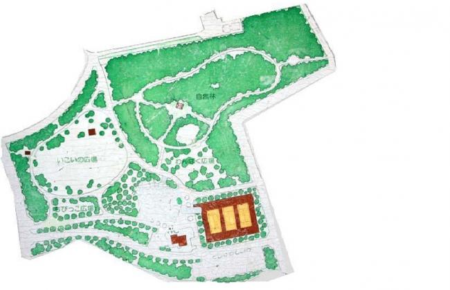 平塚公園テニスコート平面図の写真